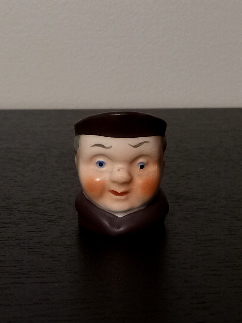 Rare Vintage 1950 Goebel Friar Tuck Miniature Monk Head Jug S135 Blue Eyes